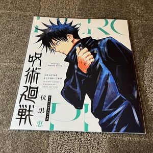 Jujutsu Kaisen Heroes Photo Book Megumi Fushiguro w/ Postcard Anime Japan Gege